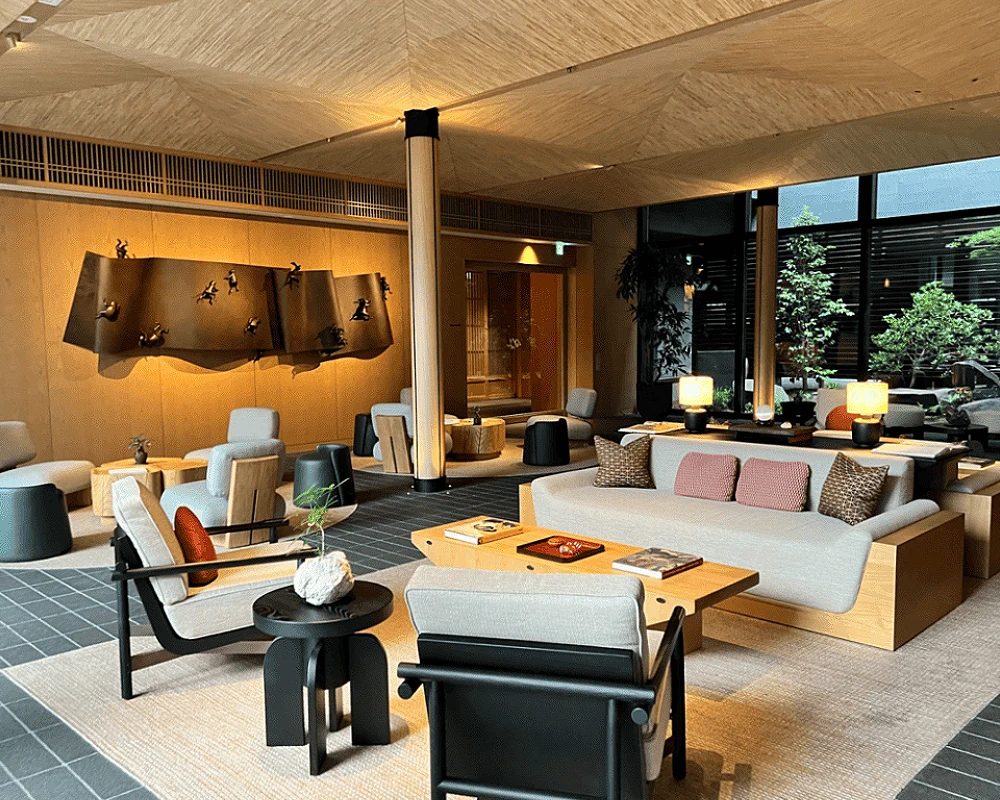 ਹੋਟਲ ਲਾਬੀ ਠੋਸ ਲੱਕੜ ਦਾ ਸੋਫਾ